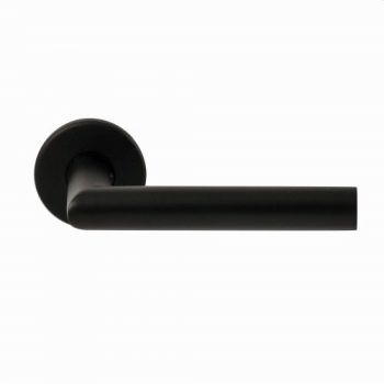 Deurkruk toledo rr dun zwartop dun rond rozet
