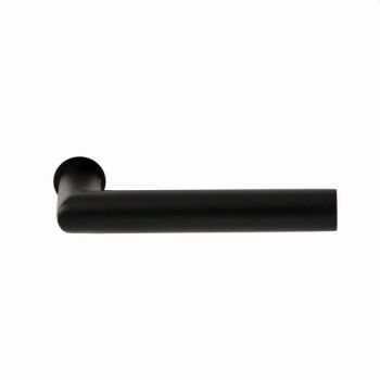 Deurkruk toledo mm rr25 zwartop minimal rozet 25mm rond